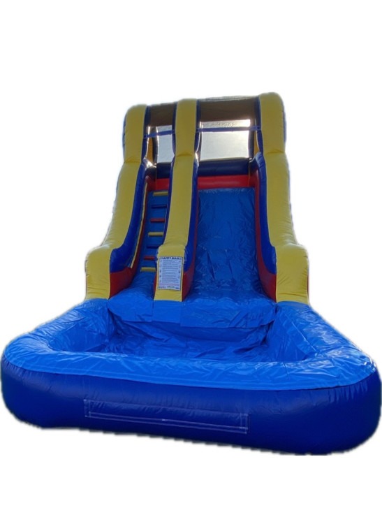 16ft Multicolor Water Slide